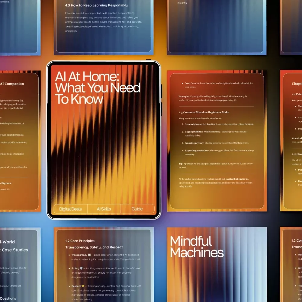 Ethical Tech Toolkit for Using AI Wisely | 3-in-1 Guides on How to Use AI Responsibly and Ethically