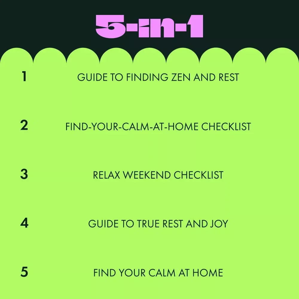 The Essential Relaxation Toolkit for Inner Peace: 5-in-1 Bundle for True Rest & Calm