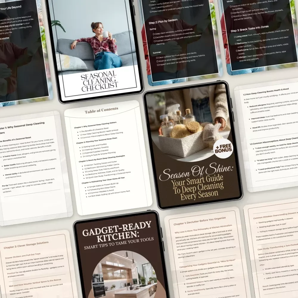 Seasonal Home Care Made Easy: 3-in-1 Bundle for Stress-Free Seasonal Cleaning