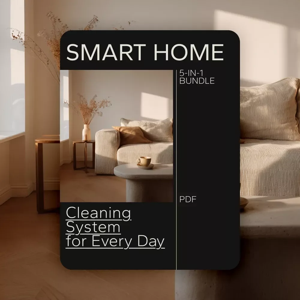 Smart Home Cleaning System for Every Day: 4-in-1 Bundle to Build Your Daily Cleaning Routine