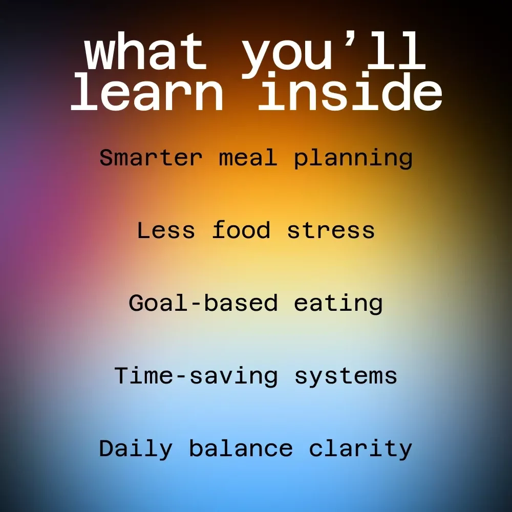 Balanced Nutrition Kit with AI-Based Goal Tracking | 4-in-1 Digital Meal Planning Bundle