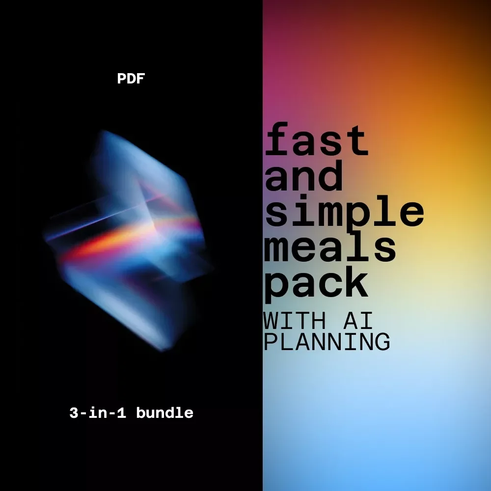 Fast and Simple Meals Pack with AI Planning | Family-Friendly & Time-Saving Meal Systems with AI