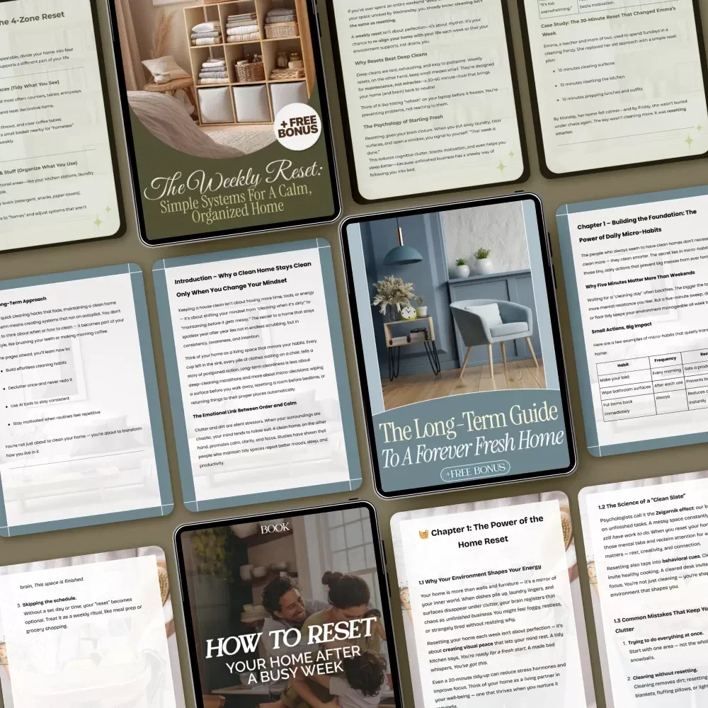 The Essential Deep-Cleaning Action Pack: How to Do a Whole House Reset