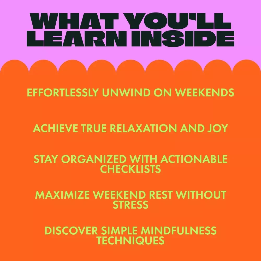 Relaxation Toolkit for a Peaceful Weekend: 3-in-1 Bundle - Zen Guides, eBooks & Checklists