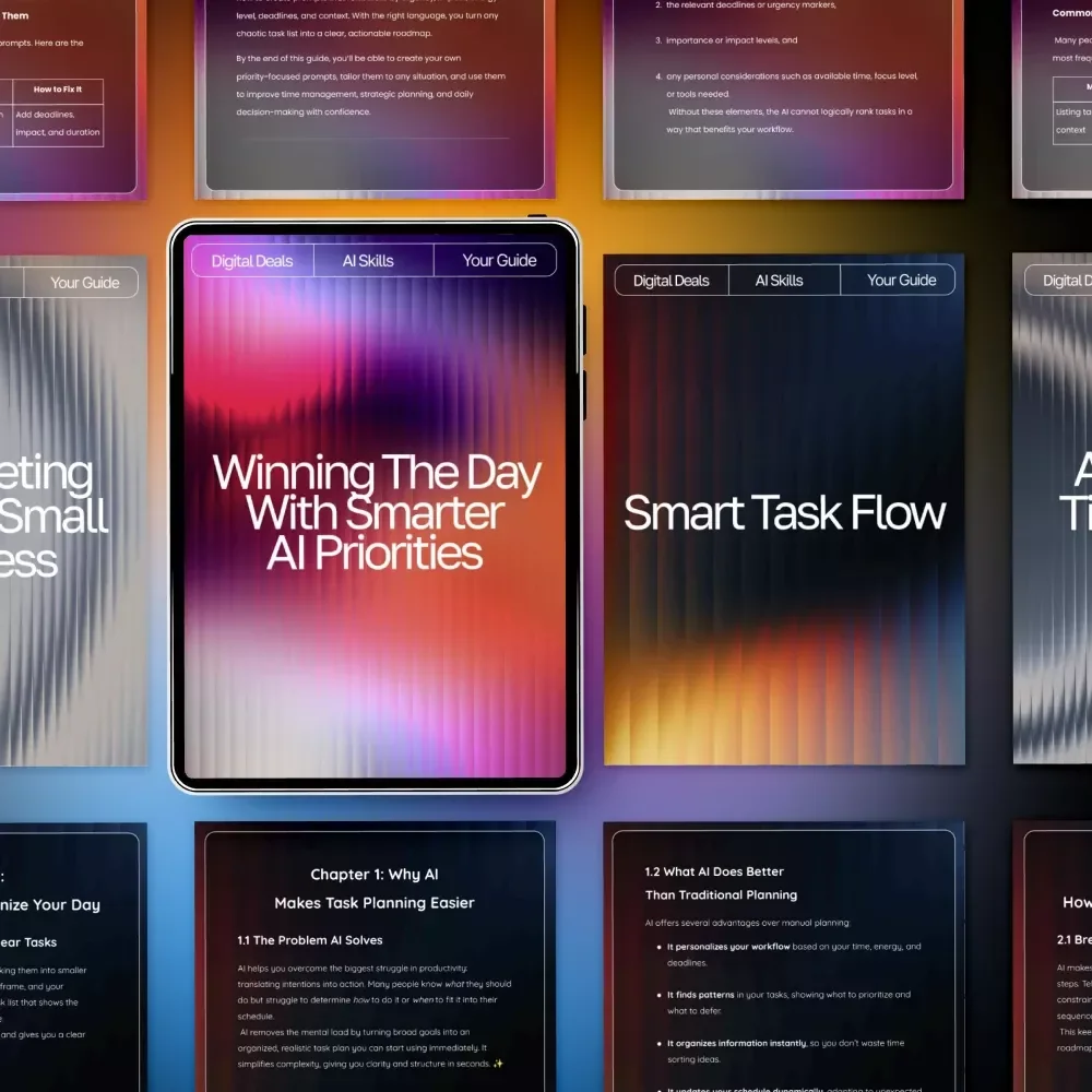 Business Focus Toolkit with AI Planning | 3-in-1 AI Productivity & Marketing Bundle