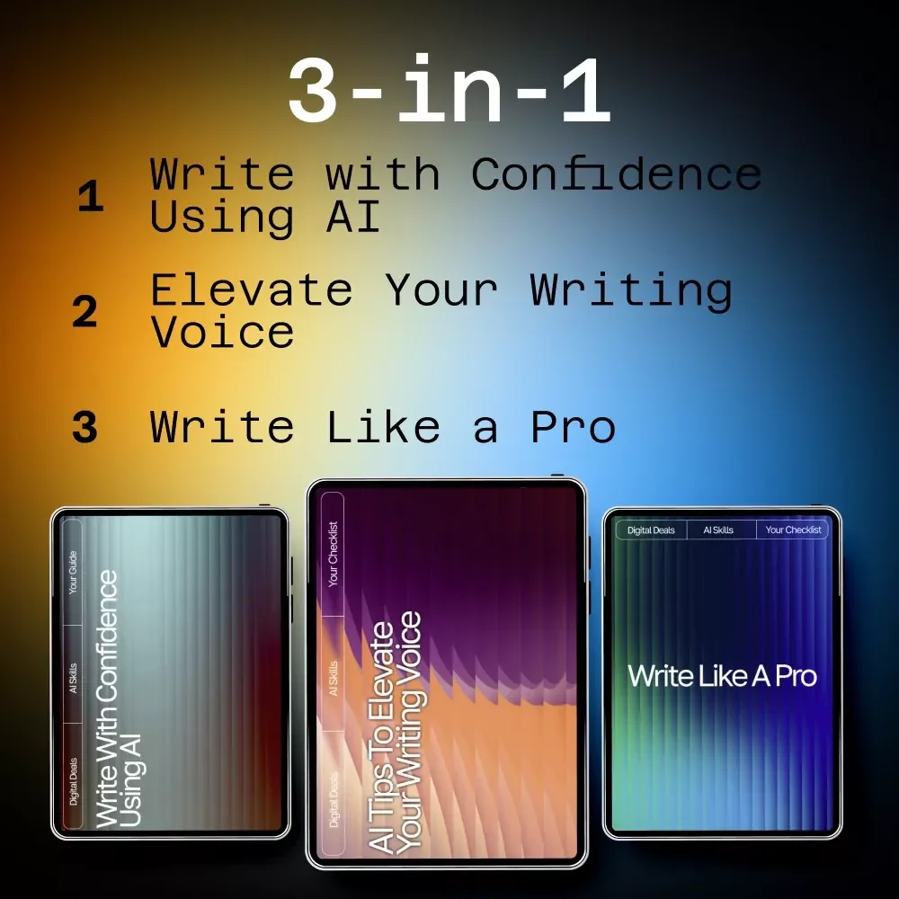Improve Your Writing with AI | 3-in-1 Bundle to Improve Writing Quality