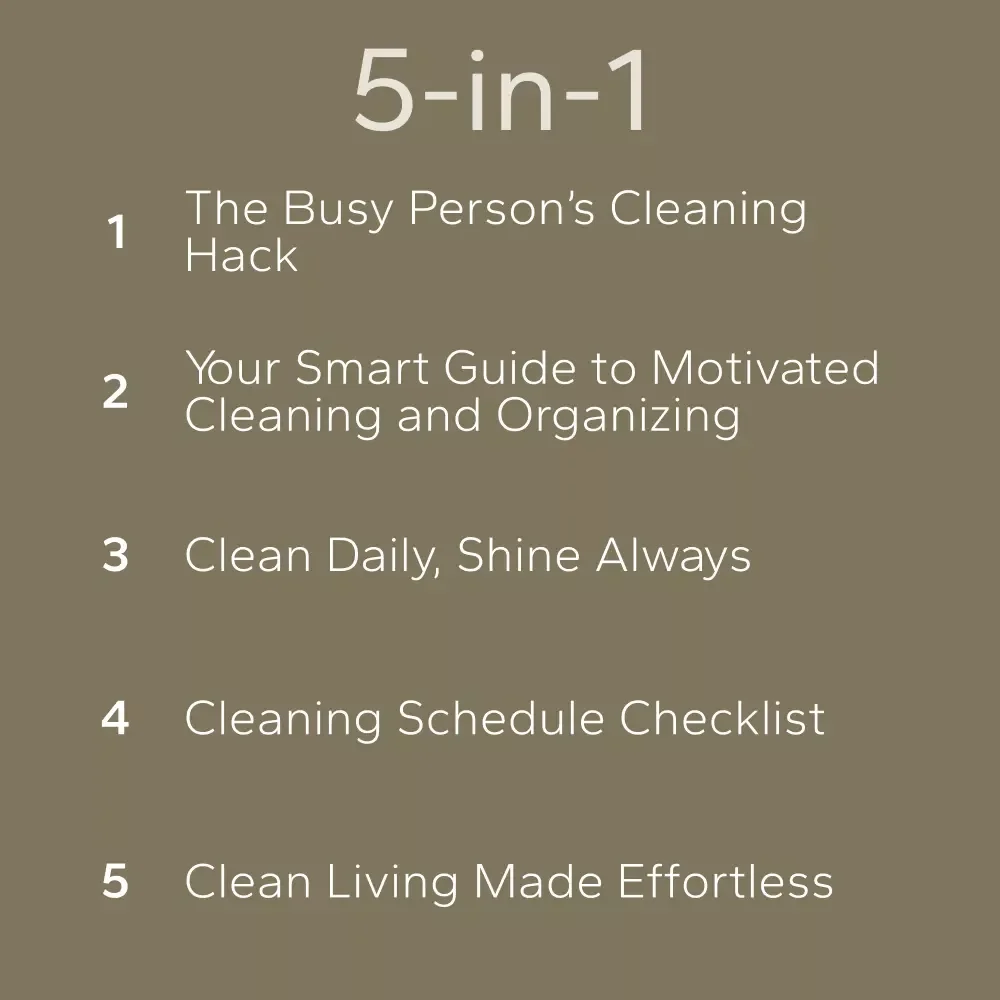 Smart Home Cleaning System for Every Day: 4-in-1 Bundle to Build Your Daily Cleaning Routine