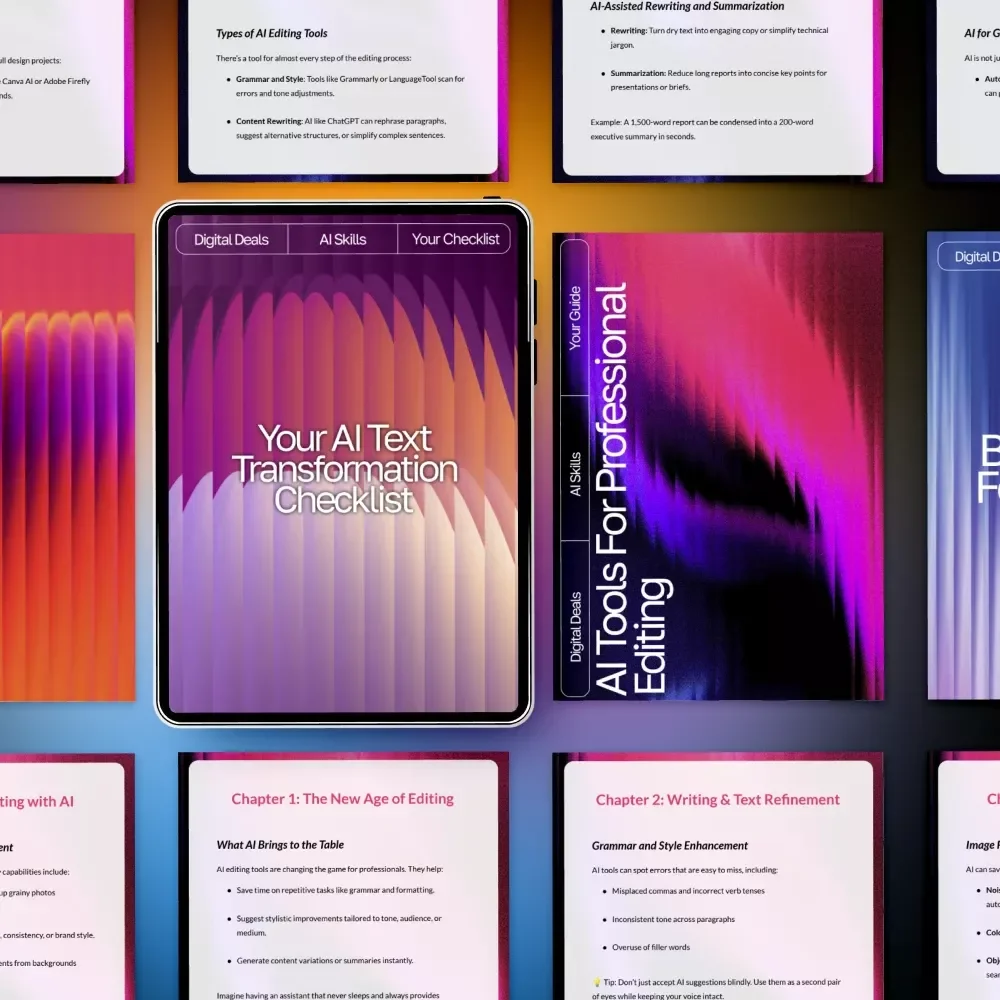 Precision Editing Kit Powered by AI | 5-in-1 Editing & Rewriting Tools Bundle