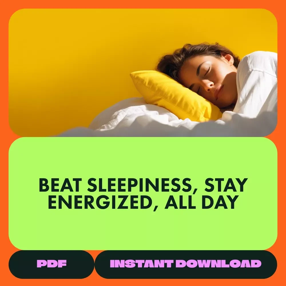 The Wakeful Energy Kit to Beat Sleepiness: 3-in-1 Bundle for Energized Days