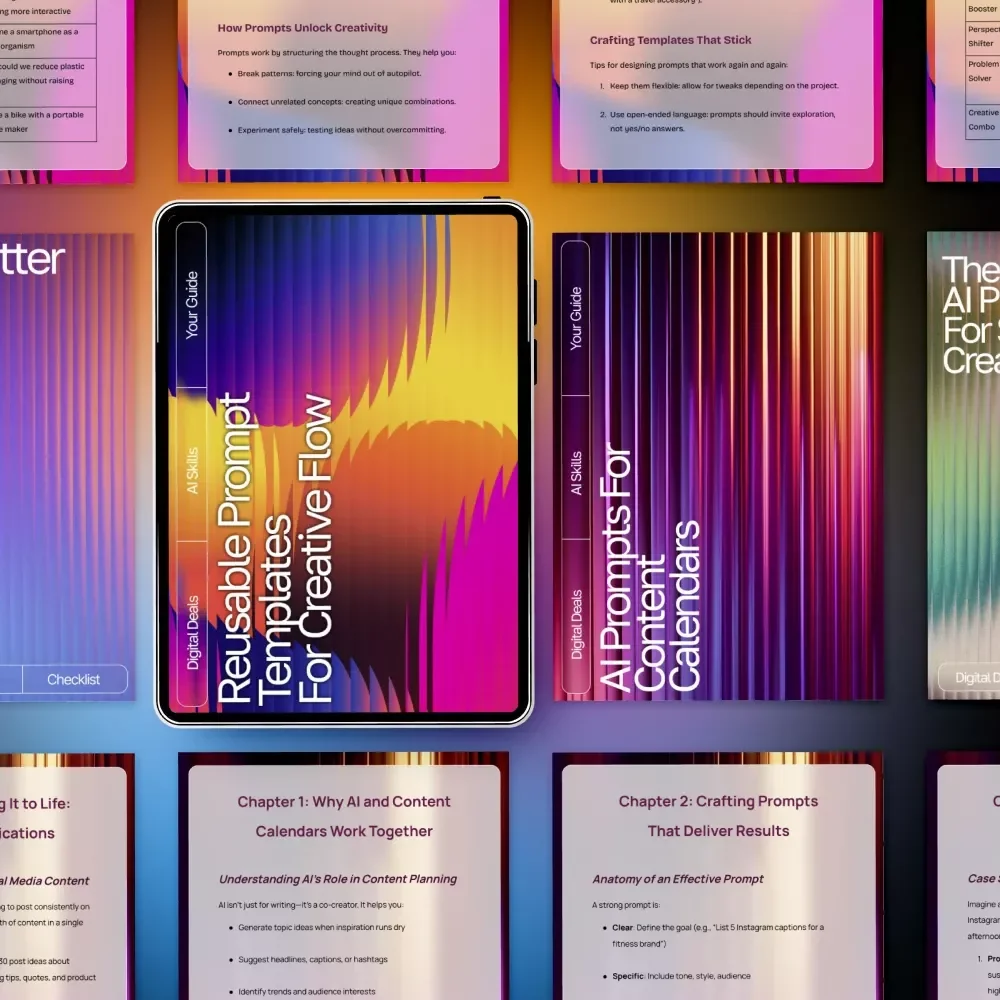 Content Strategy Bundle with AI-Guided Planning | 5-in-1 for content planning and scaling with ai