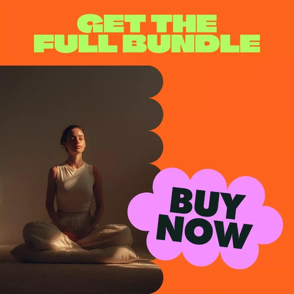 The Deep Calm Bundle for Stress Relief: 5-in-1 Digital Mindfulness Guides