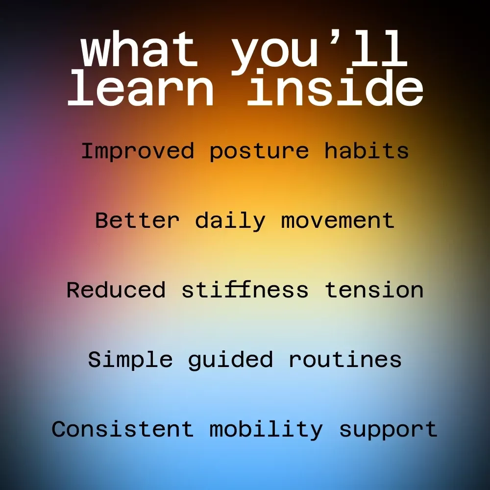 Your Everyday Posture & Mobility AI Toolkit | 3-in-1 ai support for mobility and posture routines