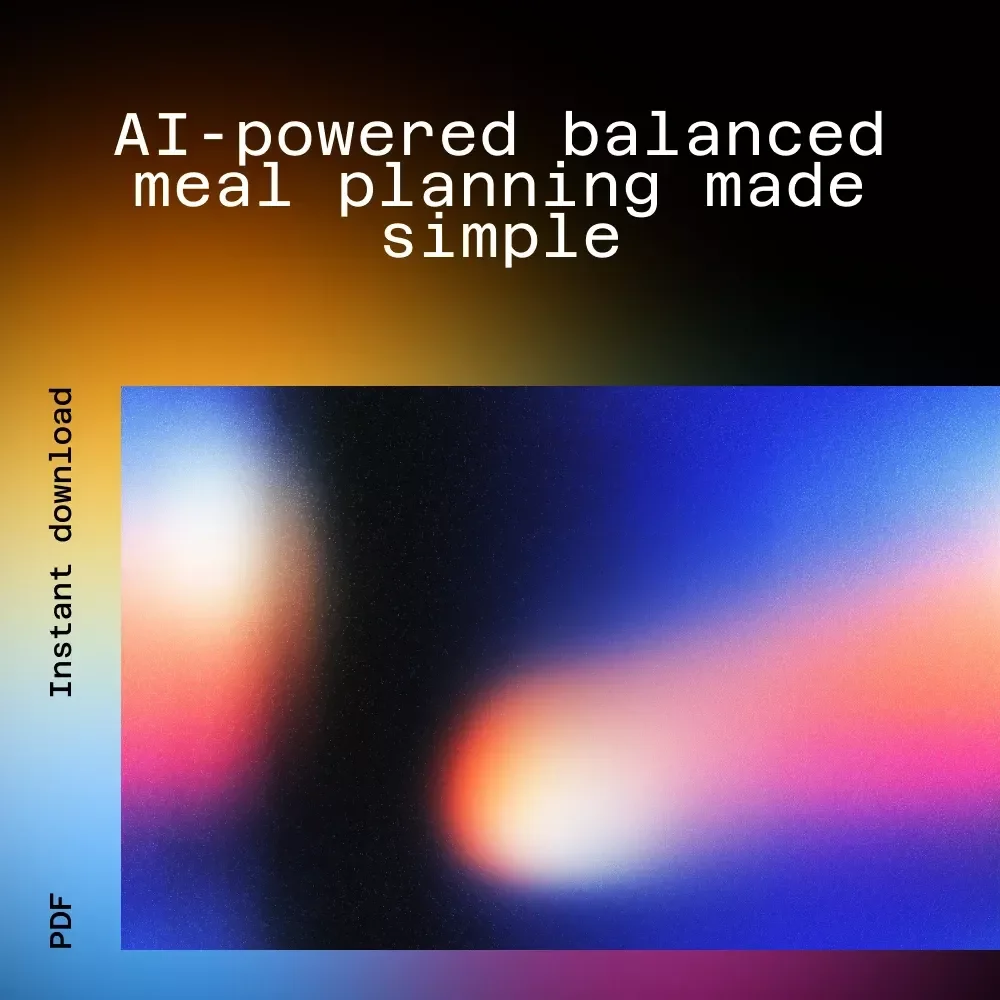 Balanced Nutrition Kit with AI-Based Goal Tracking | 4-in-1 Digital Meal Planning Bundle