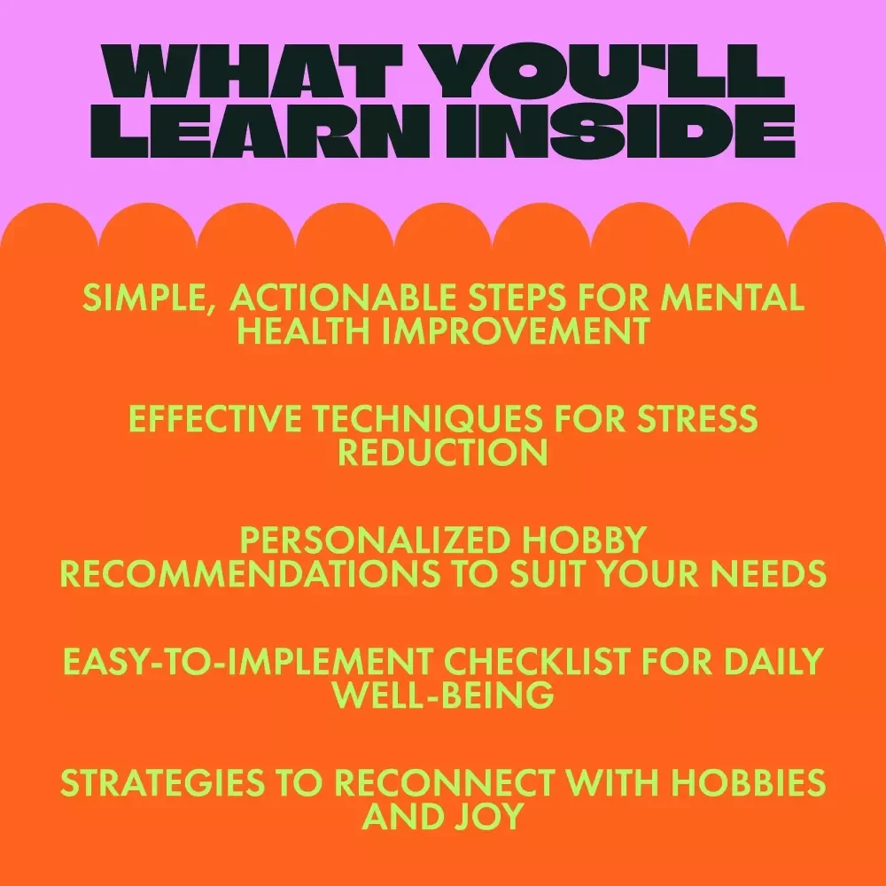 Hobbies for Mental Health to Boost Your Well-Being - 3-in-1 Bundle for Personal Growth