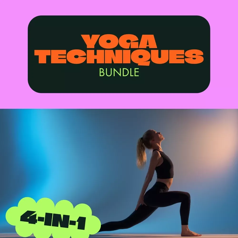 Yoga Techniques for Full Relaxation and Recovery: 4-in-1 Digital Download Bundle