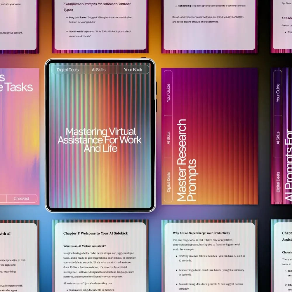 Smart Creator AI Toolkit – 4-in-1 Digital Bundle | AI Tools for Consistent Content Systems