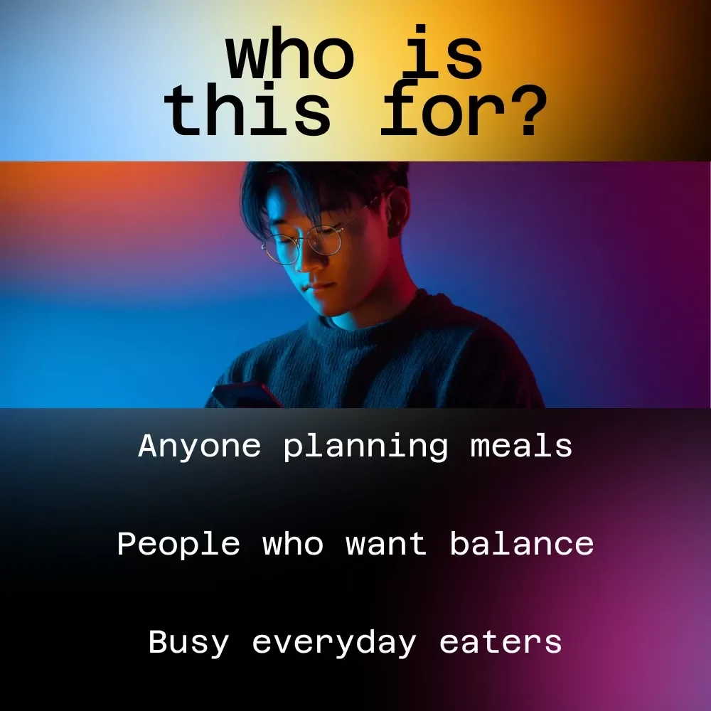 Balanced Nutrition Kit with AI-Based Goal Tracking | 4-in-1 Digital Meal Planning Bundle