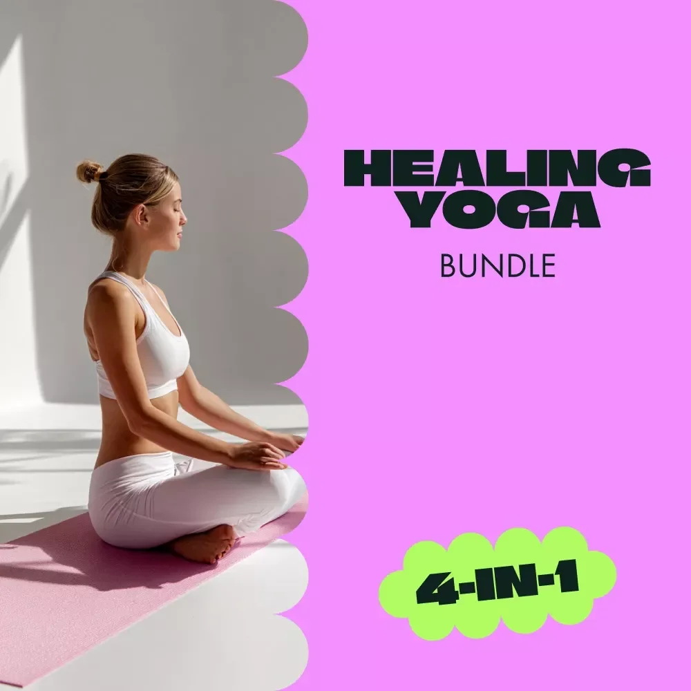 Healing Yoga Essentials Toolkit: 4-in-1 Bundle for Stress Relief, Focus, and Clarity