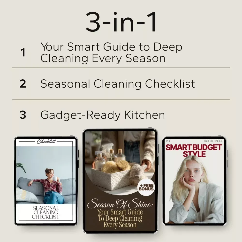 Seasonal Home Care Made Easy: 3-in-1 Bundle for Stress-Free Seasonal Cleaning