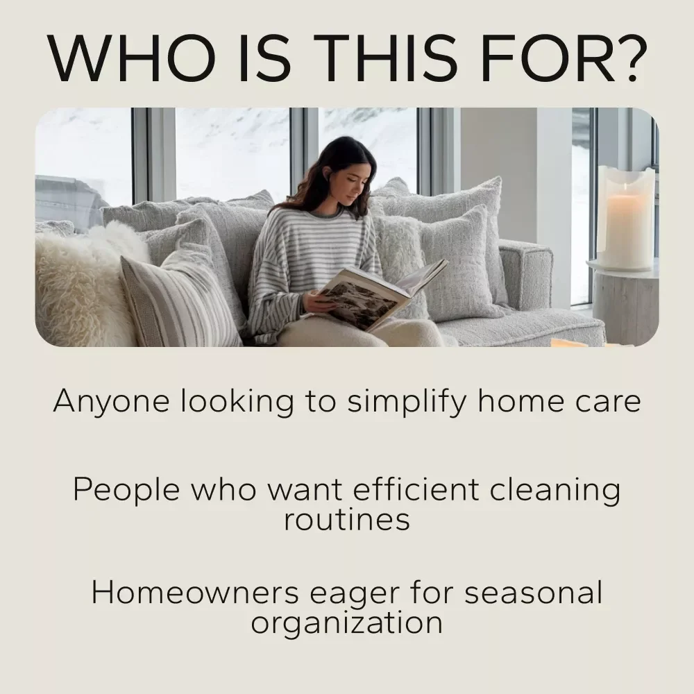 Seasonal Home Care Made Easy: 3-in-1 Bundle for Stress-Free Seasonal Cleaning