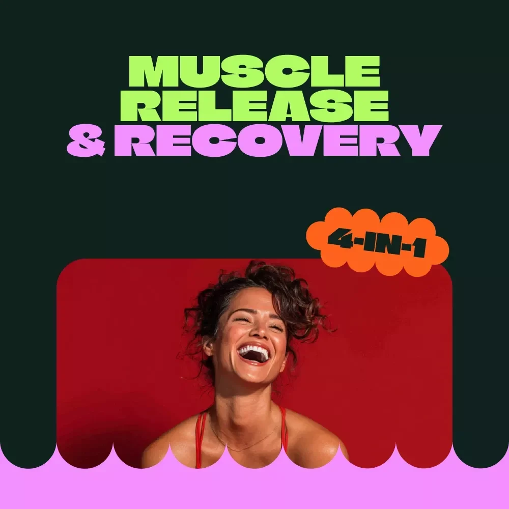 Muscle Release & Recovery Pack: 4-in-1 Bundle for Muscle Relaxation & Anxiety Relief