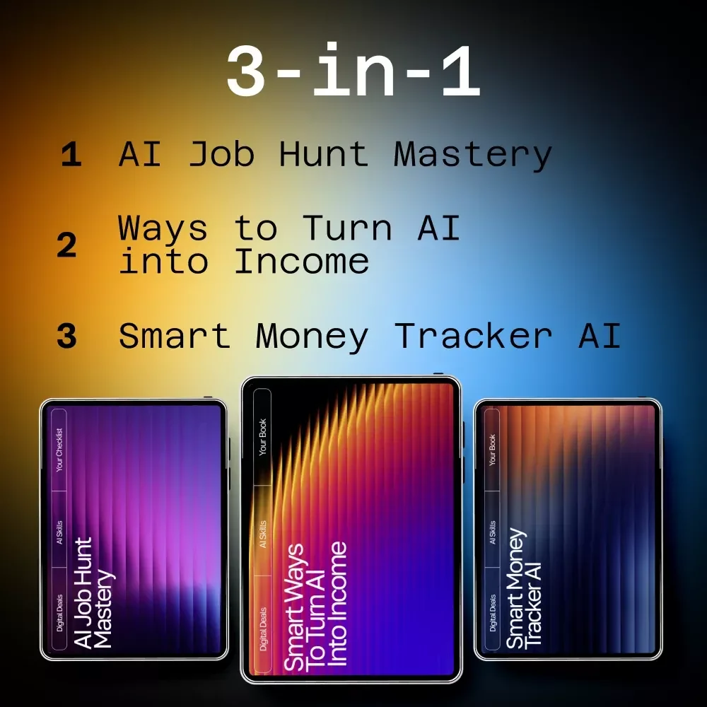 How to Use AI to Make Money in Real Life | 3-in-1 AI Income & Job Bundle