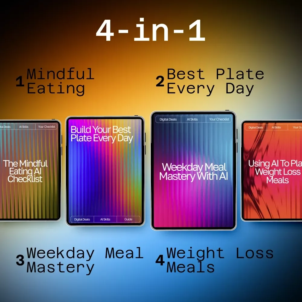 Balanced Nutrition Kit with AI-Based Goal Tracking | 4-in-1 Digital Meal Planning Bundle