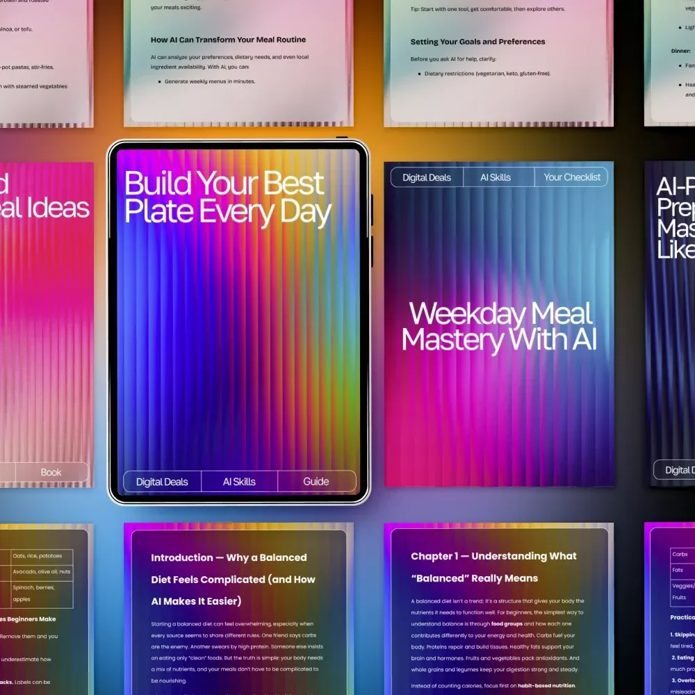 AI Meal Planning Toolkit for Healthy Eating – 4-in-1 | ai tools for meal planning and nutrition