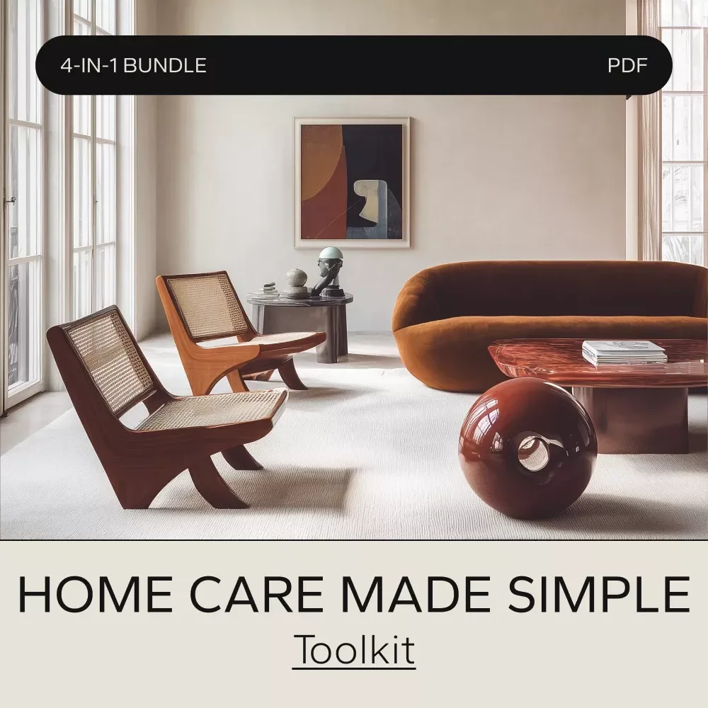 Home Care Made Simple Toolkit | Long-Term Clean House & Organization Bundle