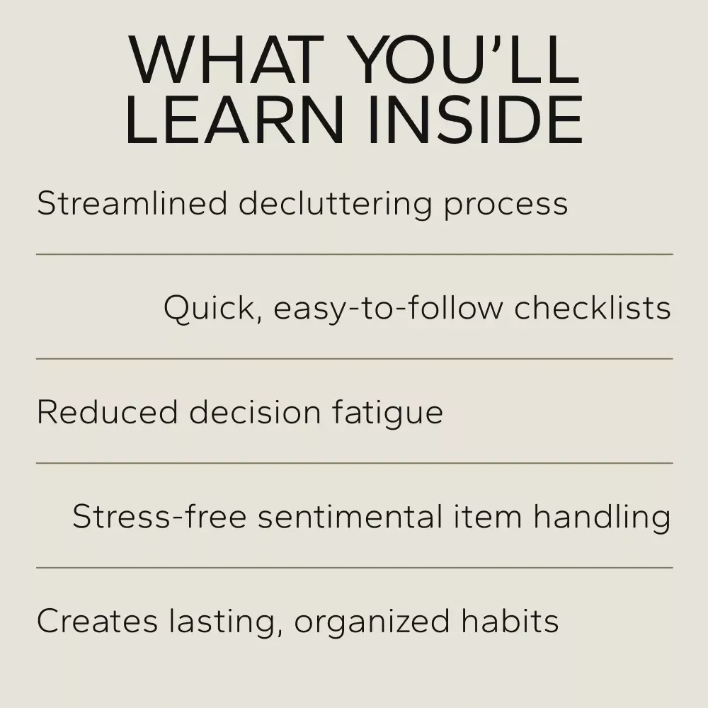 Room-by-Room Decluttering Toolkit: Your Complete Digital Bundle to Declutter Your Home