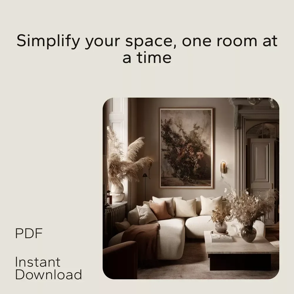 Room-by-Room Decluttering Toolkit: Your Complete Digital Bundle to Declutter Your Home