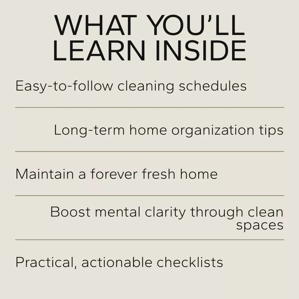 Home Care Made Simple Toolkit | Long-Term Clean House & Organization Bundle