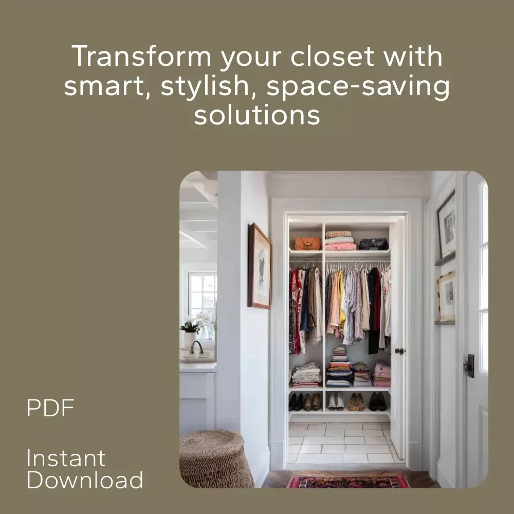 Everyday Closet Organization Bundle: Guides, Checklists & eBooks to Organize Your Closet