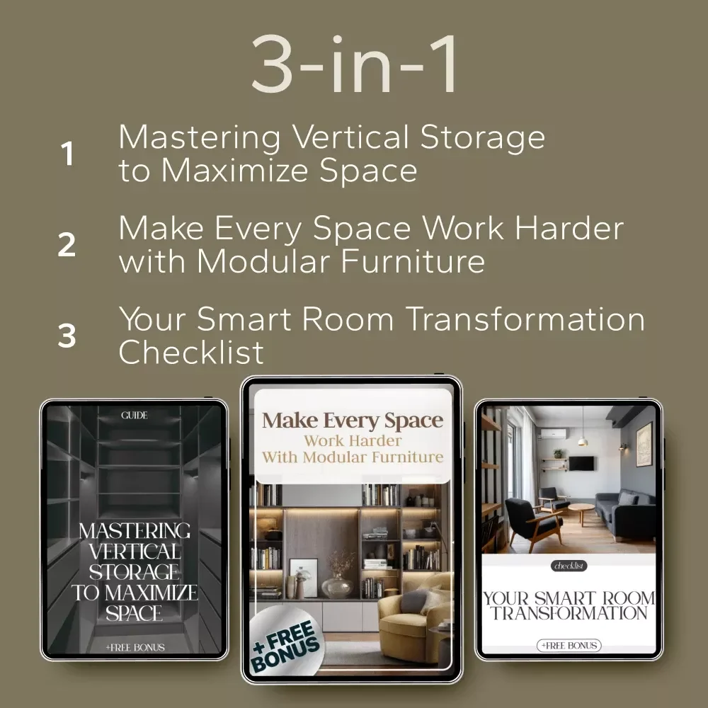 Smart Layouts for Small Rooms | 3-in-1 Digital Bundle for Maximizing Small Spaces