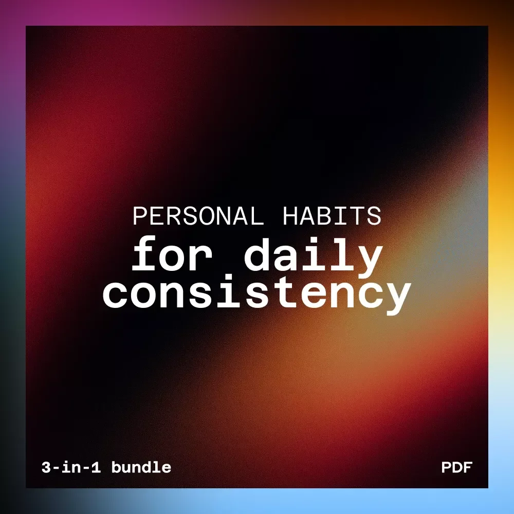 Personal Habits AI Bundle for Daily Consistency | ai tool for habit tracking