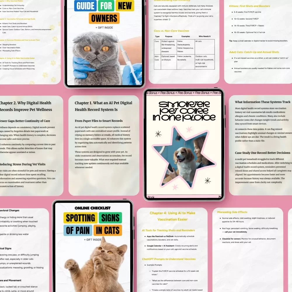 Complete Pet Health Bundle for Every Owner - 5-in-1 Digital Download
