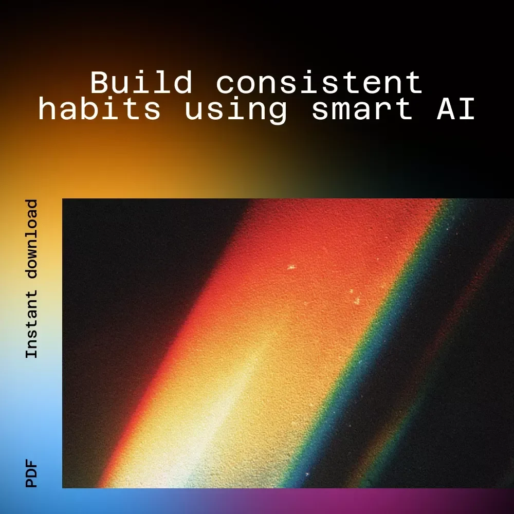 Personal Habits AI Bundle for Daily Consistency | ai tool for habit tracking