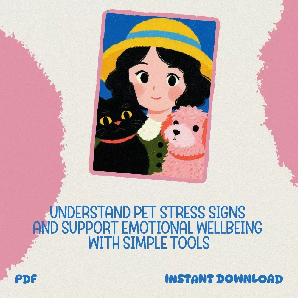 Stress Relief Toolkit for Pets – 3-in-1 Digital Bundle | Pet Stress Support, Spotting Feline Depression Guides & Checklist