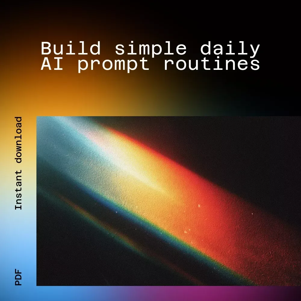 Daily AI Prompts Toolkit for Building Routines | how to build a prompt-based routine