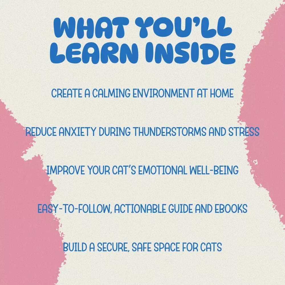 Effective Strategies to Calm Your Cat: 3-in-1 Bundle of Guides, eBooks & Checklists for Stressed Cats