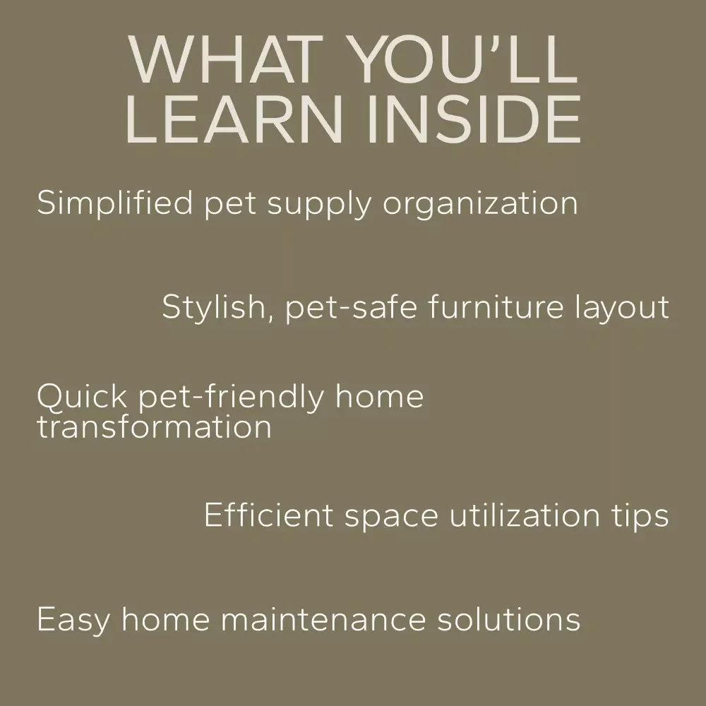 Pet-Friendly Furniture Layout Bundle: Guides, eBooks & Checklists for Organizing with Pets