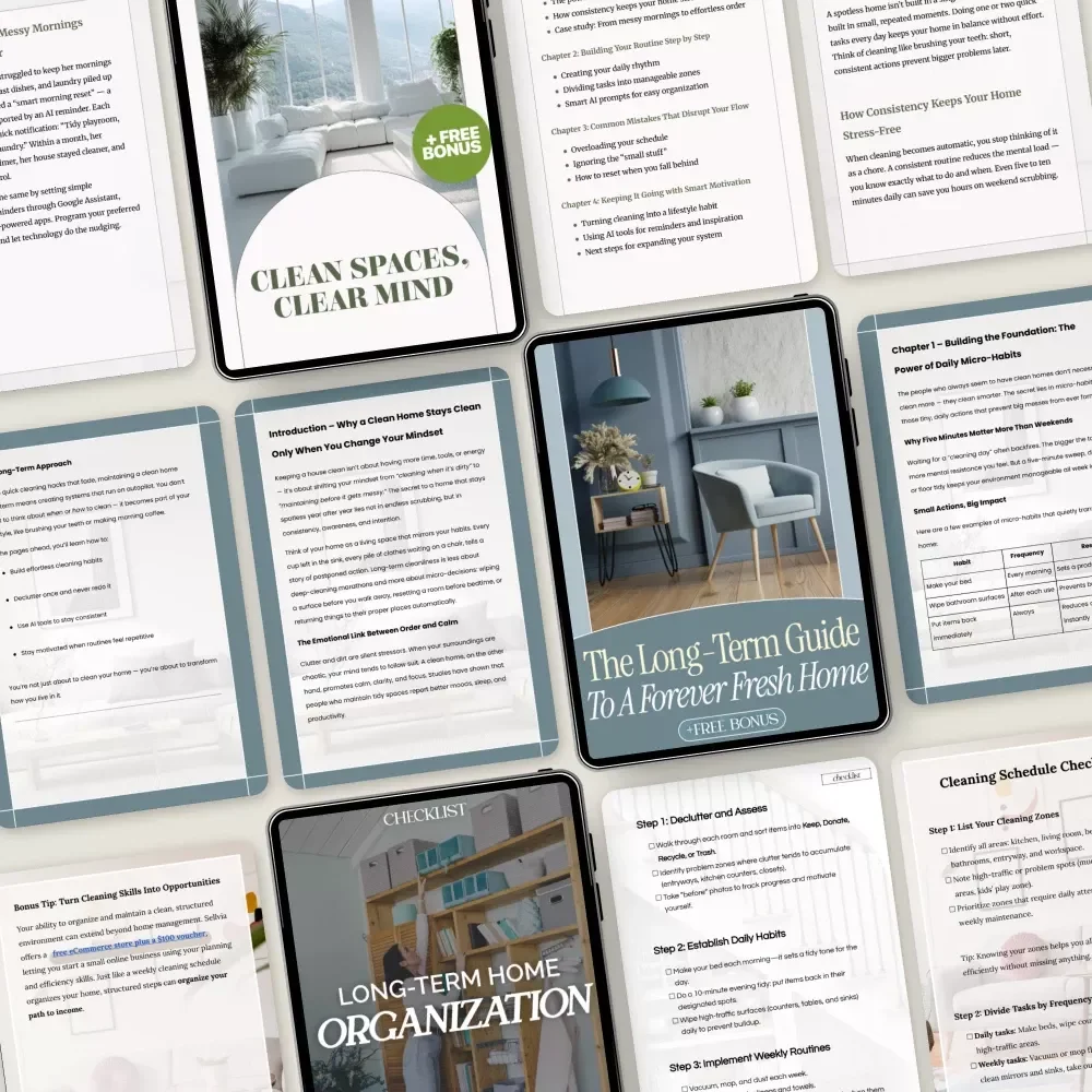 Home Care Made Simple Toolkit | Long-Term Clean House & Organization Bundle