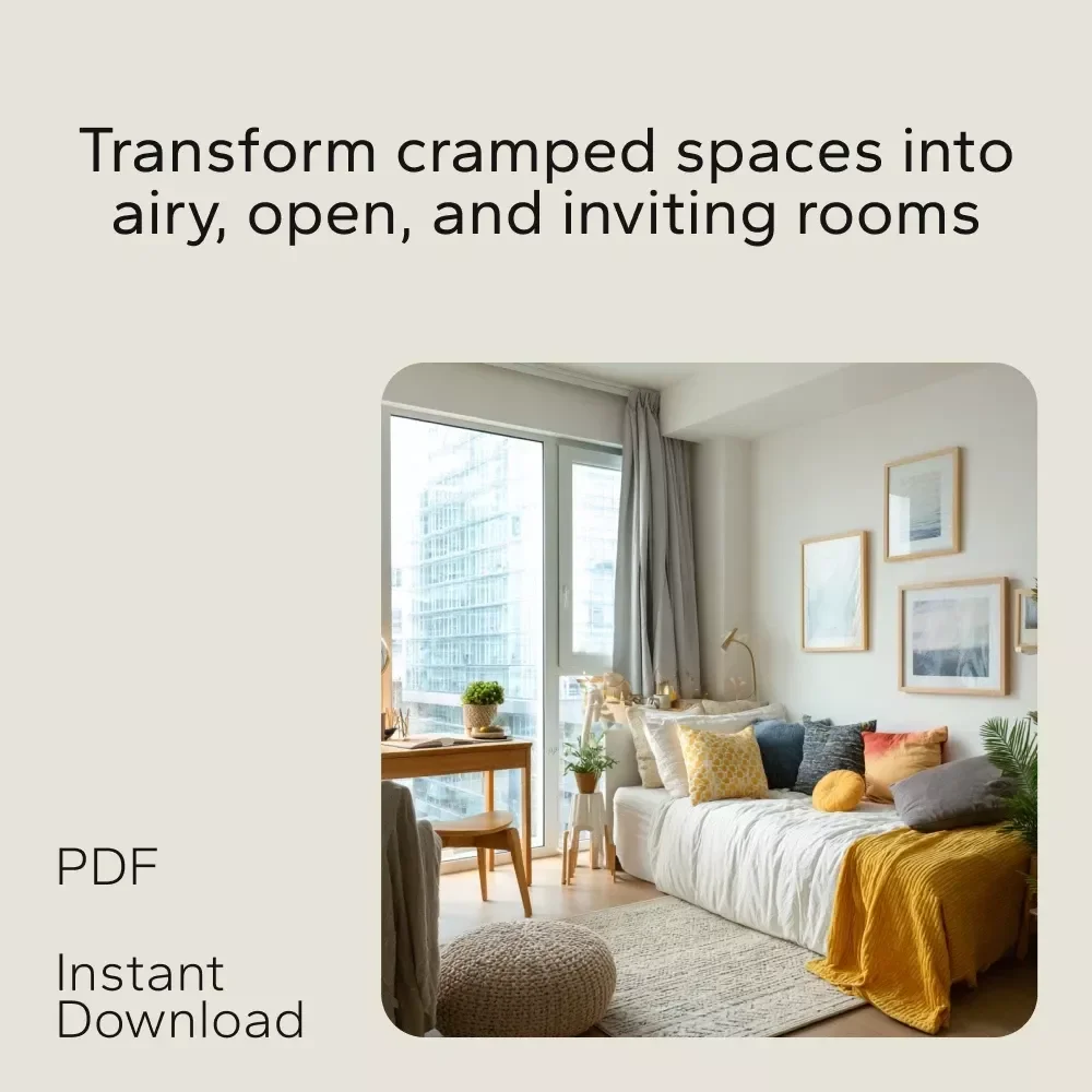 Making Small Rooms Feel Open and Balanced: 3-in-1 Bundle for Expanding Small Spaces