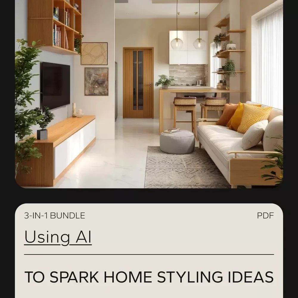 Using AI to Spark Home Styling Ideas: 3-in-1 Bundle for AI Home Design Inspiration