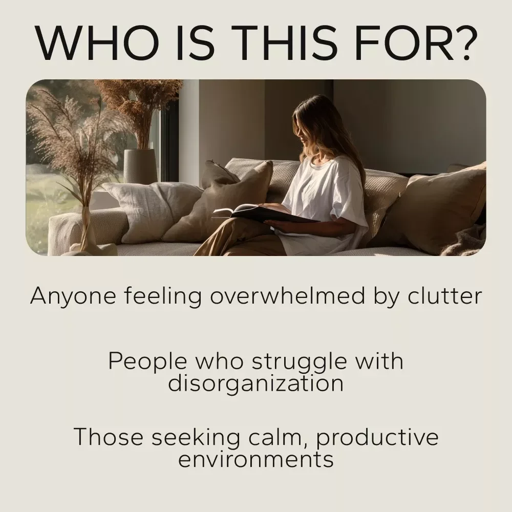 The No-Panic Declutter Toolkit: Digital Downloads for Calm and Clear Living Spaces