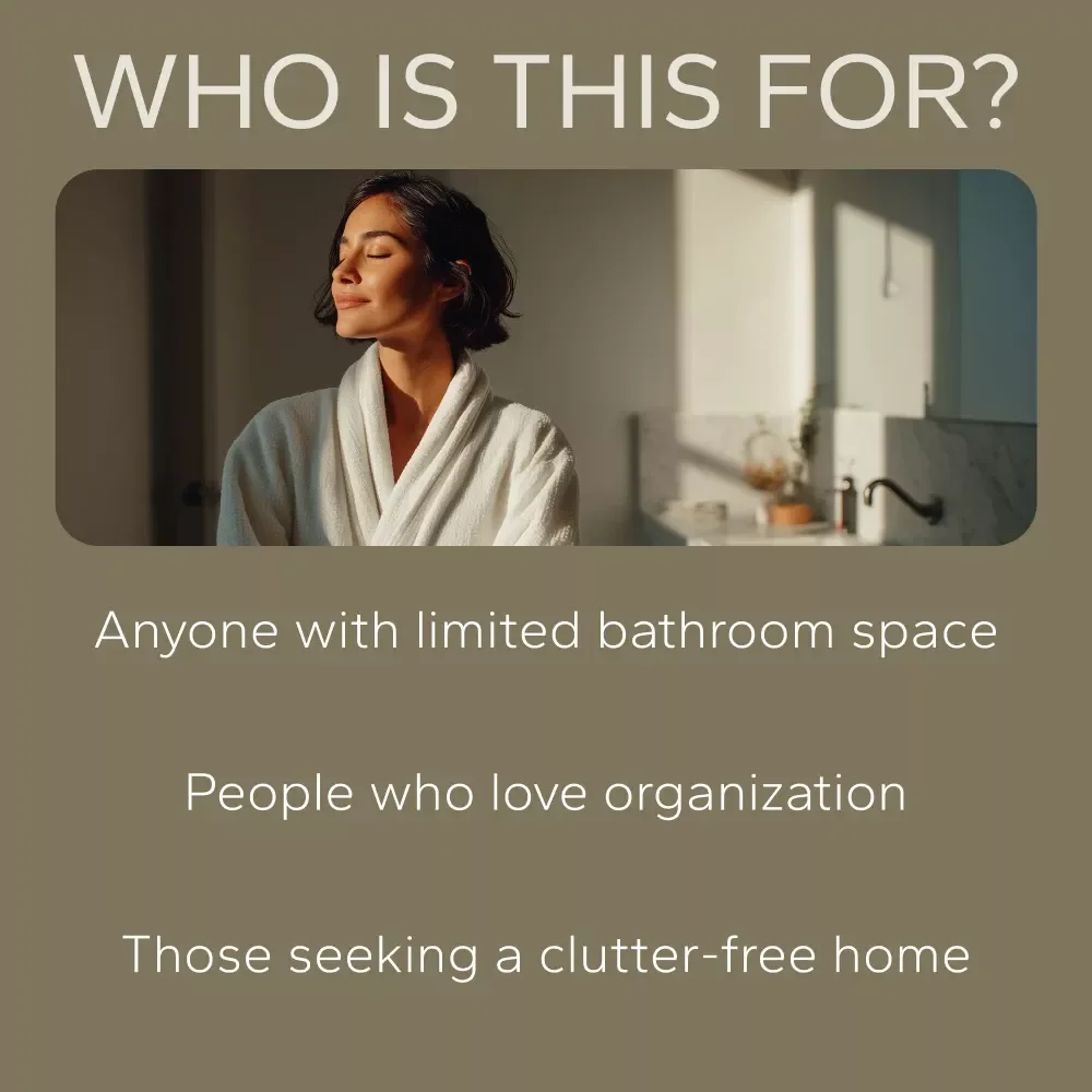 The Space-Smart Bathroom Organization Pack | 3-in-1 Digital Bundle for Small Bathroom Organization