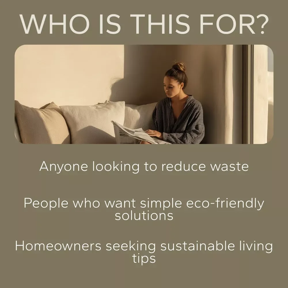 Simple Habits for a Lower-Waste Home: 3-in-1 Digital Bundle - Guides, eBooks & Checklists