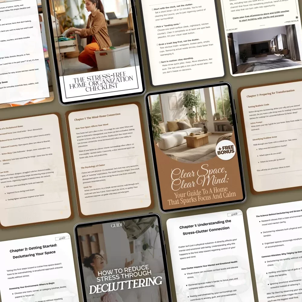 Simple Systems for a Calmer Home: Organize for Less Stress with Guides, eBooks & Checklists