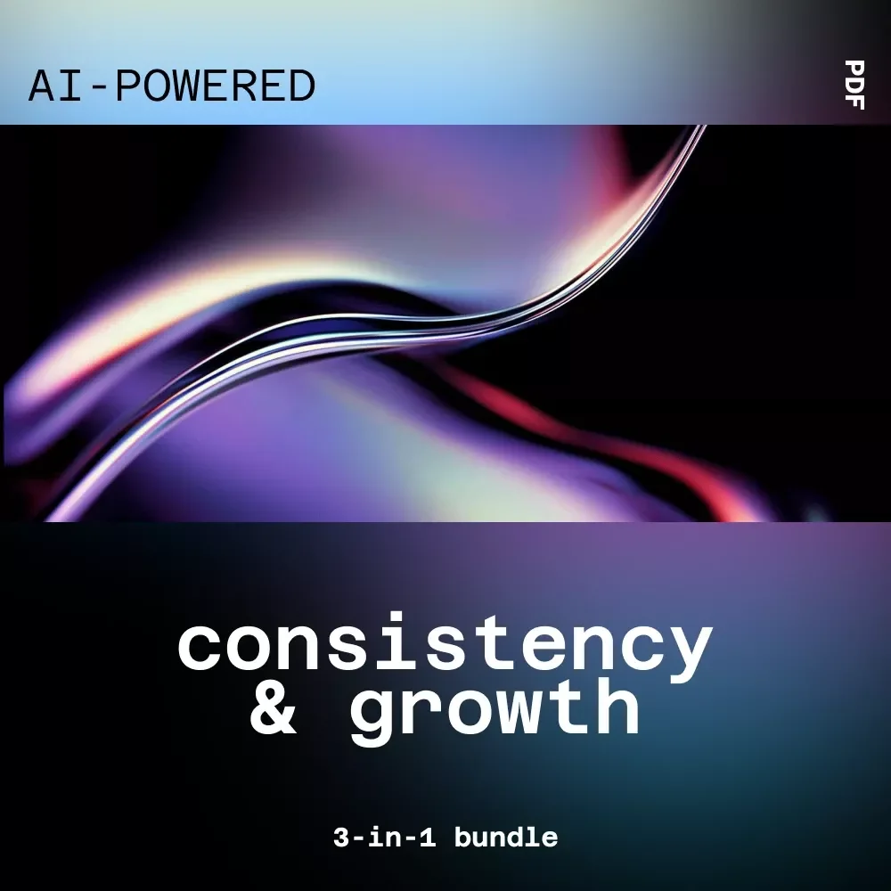 AI-Powered Consistency & Growth Bundle | ai tools for habit and routine tracking