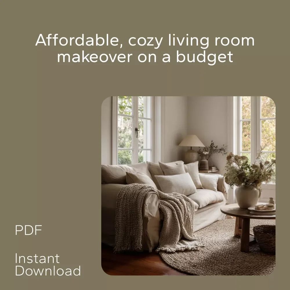 Affordable Comfort: A Cozy Living Room Bundle - How to Create a Cozy Living Room on a Budget